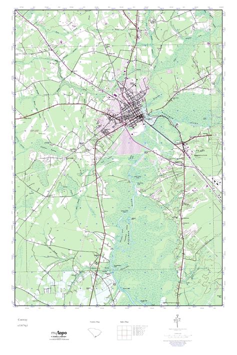 Mytopo Conway South Carolina Usgs Quad Topo Map