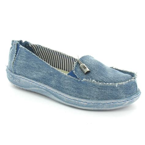We're the official uk distributors of hey dude shoes and we make amazingly comfortable shoes for men and women. Hey Dude Lady Womens Canvas Slip-on Shoes - Jeans Blue ...