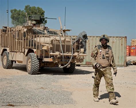 Soldier With Ridgback Vehicle At Fob Shahzad A Soldier Gui Flickr