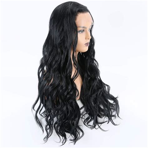 Miss Diva 13×6 Long Wavy Synthetic Lace Front Wigs 20 Curly Full Wig