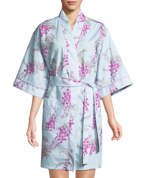 Bedhead Wisteria Short Kimono Robe Neiman Marcus