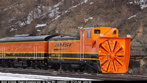 Bnsf 972558 Rotary Snowplow Railroad Discussion
