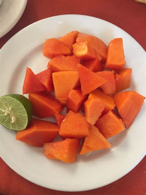 Porción De Fruta 1 Taza De Papaya Partida Healthy Recipes Good