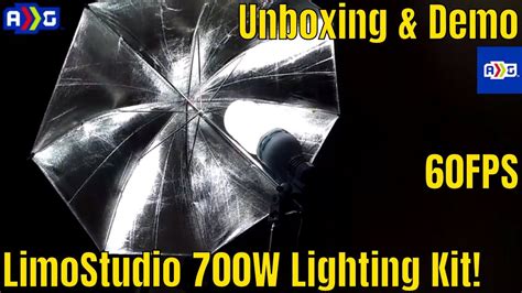 Limostudio 700w Lighting Kit Unboxing Demo Youtube