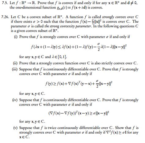 solved let f r n rightarrow r prove that f is convex if