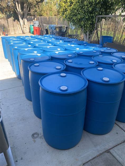 Suitable for manufacture of perfumes. 55 gallon plastic drum super clean for Sale in Los Angeles ...