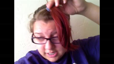 I'm a natural red head but i love blue hair and i want to dye my hair with a little blue just temporarily. How to dye your hair with kool aid!! - YouTube