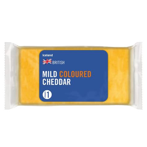 Iceland British Mild Coloured Cheddar 830g Cheddar Cheese Iceland Foods
