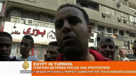 Morsi Supporters And Opponents Clash In Cairo Youtube