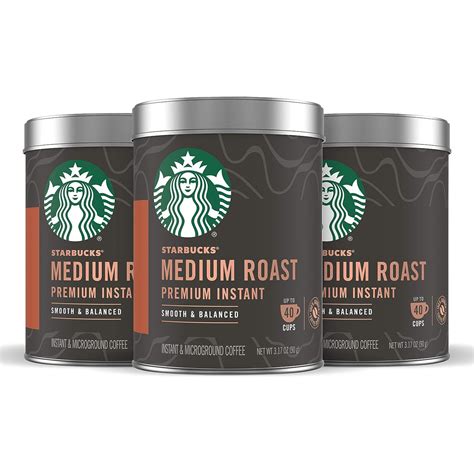 Buy Starbucks Premium Instant Coffee — Medium Roast — 100 Arabica — 3