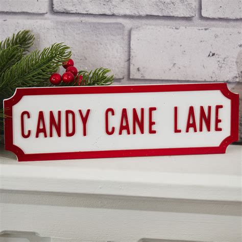 Candy Cane Lane Sign ⋆ Le Petit Nest