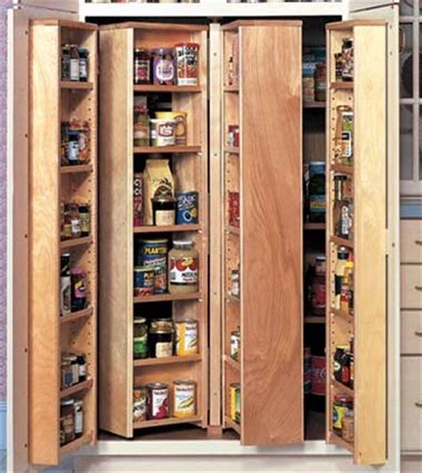 A food pantry storage cabinet generally features several shelves that let you arrange kitchen accessories systematically. Fix my Cabinet » Kitchen Pantry Cabinet Ideas