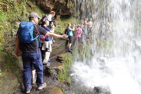 2024 guided hike of the six brecon beacons waterfalls from cardiff