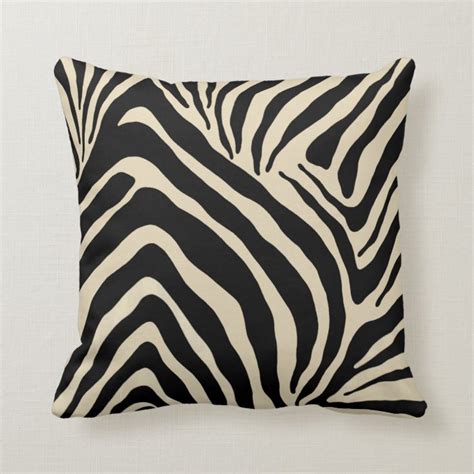 Zebra Stripes Throw Pillow Zazzle