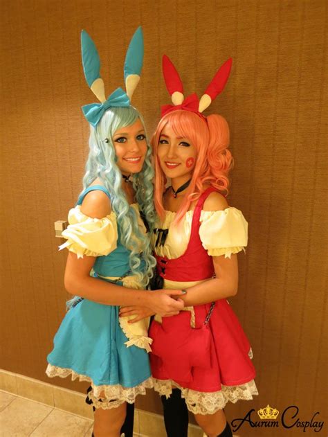 Cosplay Plusle And Minun Pokemon Cosplay By Rose And Kitty From Aurum