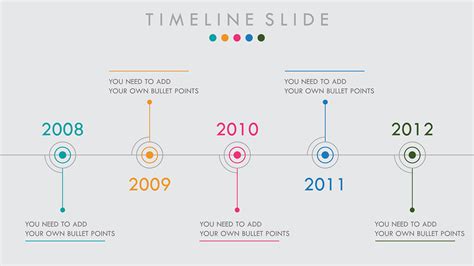 Timeline Free Powerpoint Template Behance