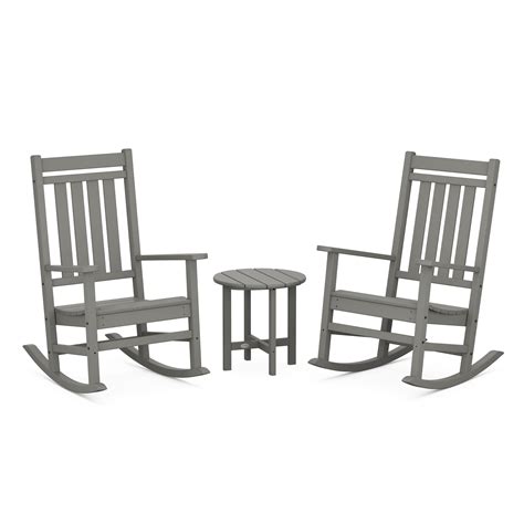 Polywood® Estate 3 Piece Rocking Chair Set Pws471 1