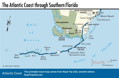 Map Of Southern Florida Gulf Side Printable Maps