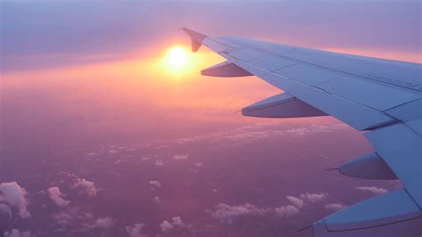 Window Point Of View Of Sun In Plane Seeing Stock Footage Sbv 328039415