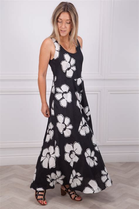 Rosso 35 Floral Sleeveless Maxi Dress At Sue Parkinson