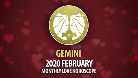 Gemini 2020 February Monthly Love Horoscope Horoscopeoftoday