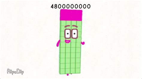 Numberblocks 800 000 000 To 8 000 000 000 Multiple Number Of 800 000