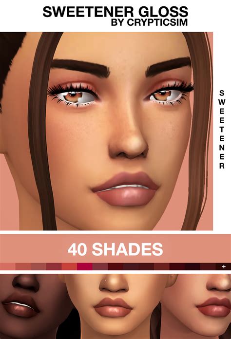 Simsdom Sims 4 Lip Gloss Matte Eyeshadow Simsdom Sims 4 Lip Gloss