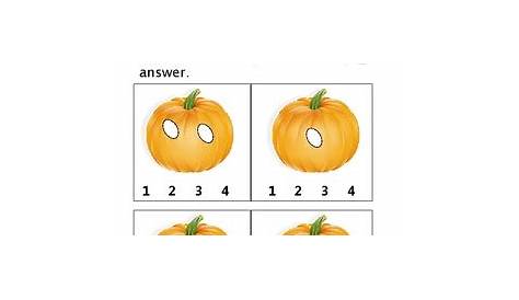 pumpkin math worksheets