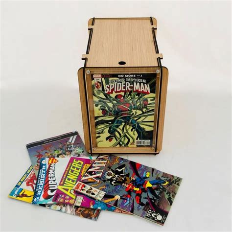 Comic Book Storage Boxes With Comic Frame 3 Pack Perfect For