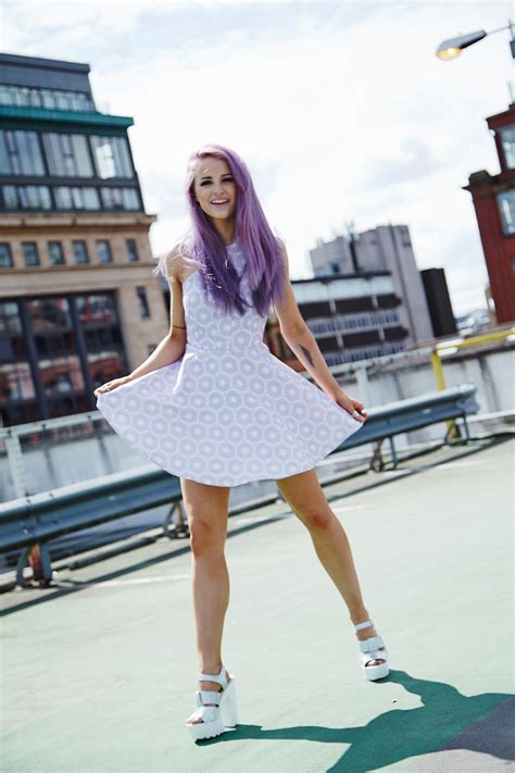Purple Hair And Lilac Dresses Inthefrow