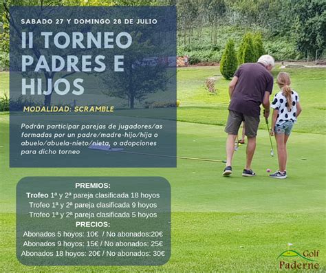 Ii Torneo Padres E Hijos Golf Paderne