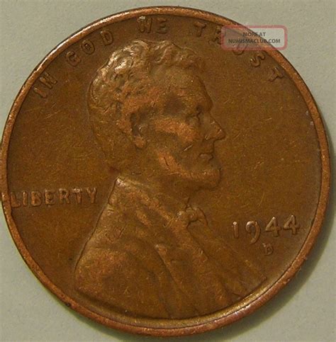 1944 Dd Lincoln Wheat Penny Rpm 010 Coneca Top 100 Error Coin Ae 943