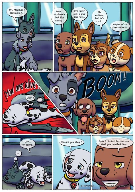 Paw Patrol Pups Save A Lounard Page 16 By Disccatfr On Deviantart Paw Patrol Pups Paw