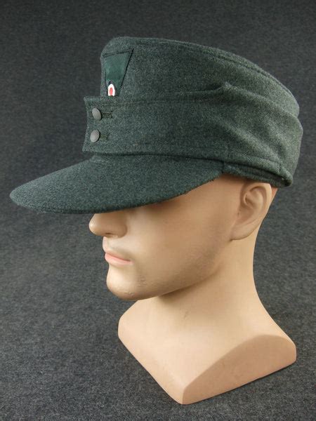 Wwii German M43 Wh Field Cap Grey Green Wool Hikishop