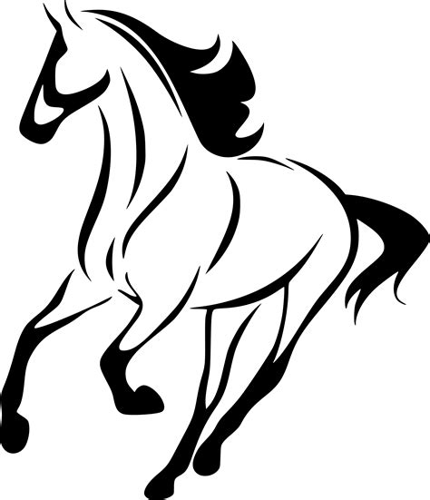 Clipart Transparent Stock Horse Line Drawing At Getdrawings Simple