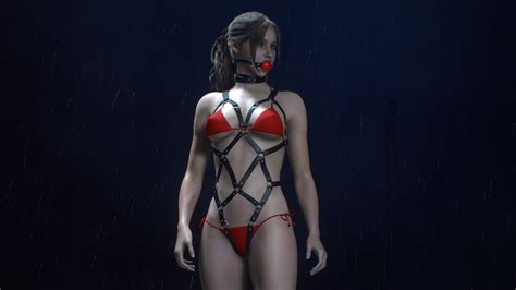 Sklen K Odznak St Hov N Resident Evil Claire Bikini Nezam Stnanost