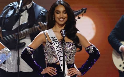 Miss Mexico Irma Cristina Miranda Valenzuela Sparkles At Miss Universe