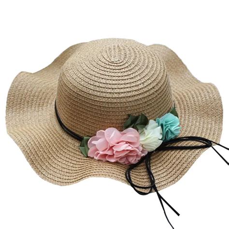 Buy 2018 Children Cute Flower Hats Girl Hand Made