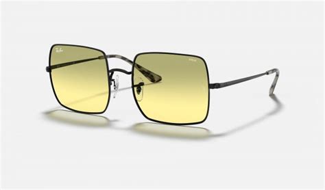 Ray Ban Square 1971 Washed Evolve Rb1971 Yellow Photochromic Evolve Black Perfect Replica