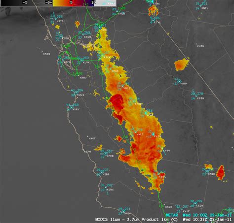 Tule Fog In The Central Valley Of California — Cimss Satellite Blog Cimss