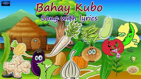 Bahay Kubo Song Clip Art