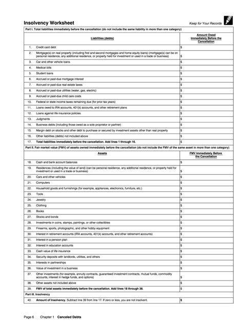 Sample Of Completed Form 982 For Insolvency Fill Online Printable