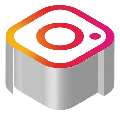 Logo Instagram 3d Png