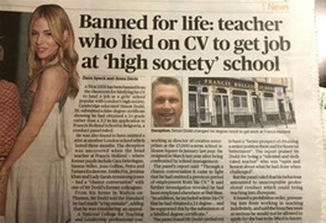 lying teacher banned agenda