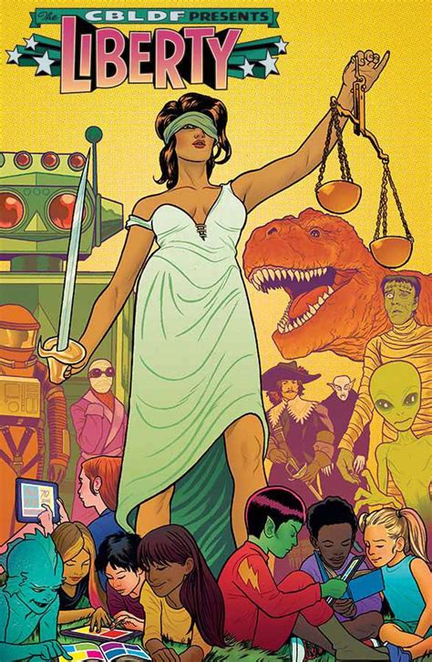 Comic Book Legal Defense Fund Liberty Annual 2014 Allred Cover
