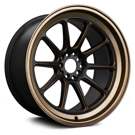 Xxr® 557 Wheels Flat Black With Bronze Accents And Lip Rims 557805463 B