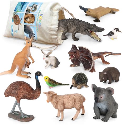 Buy Volnau Animal Toys Figurines 12pcs Australian Figures For Kids