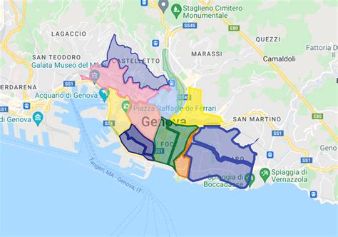 La Mappa Genova Parcheggi