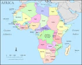 Información E Imágenes Con Mapas De África Y Paises Fisicos Políticos Y Para Colorear