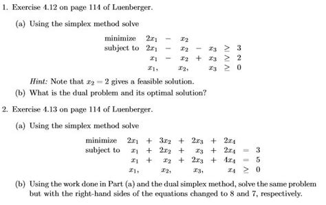 Using The Simplex Method Solve Minimize 2x1 X2